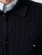 Tommy Hilfiger жилетка мъжка от памук тъмносиня MW0MW44756