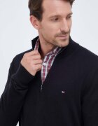 Tommy Hilfiger жилетка мъжка с памук черна MW0MW28050