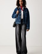 Tommy Jeans блуза с дълги ръкави дамска от памук с еластан бяла DW0DW23254