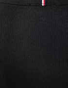 Tommy Jeans блуза с дълги ръкави дамска с вискоза черна DW0DW23259