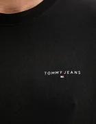 Tommy Jeans блуза с дълги ръкави мъжка от памук черна DM0DM21594