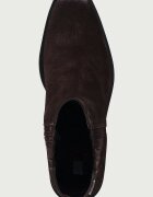Tommy Jeans боти челси дамски от велур TJW SUEDE COWBOY BOOTS кафяви EN0EN03142