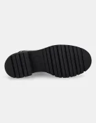 Tommy Jeans Боти челси TJW CHELSEA LEATHER BOOT в кафяво с равна подметка EN0EN02825