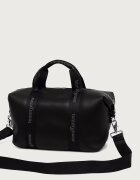 Tommy Jeans чанта crossbody дамска от имитация на кожа черна AW0AW19044