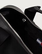 Tommy Jeans чанта crossbody дамска от имитация на кожа черна AW0AW19044