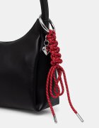 Tommy Jeans чанта дамска от имитация на кожа черна AW0AW18458