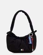 Tommy Jeans чанта тип хобо дамска черна AW0AW18780