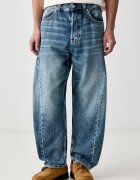 Tommy Jeans дънки barrel мъжки сини DM0DM23909