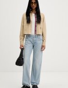 Tommy Jeans дънки прави дамски сини DW0DW23582