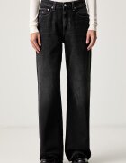 Tommy Jeans дънки relaxed fit дамски черни DW0DW23815