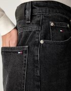 Tommy Jeans дънки relaxed fit дамски черни DW0DW23815