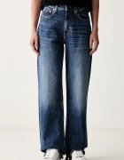 Tommy Jeans дънки relaxed fit дамски тъмносини DW0DW23078