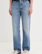 Tommy Jeans дънки straight дамски сини DW0DW23581