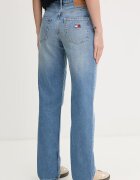 Tommy Jeans дънки straight дамски сини DW0DW23581