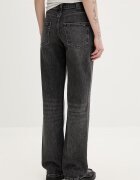 Tommy Jeans дънки straight дамски сиви DW0DW23045