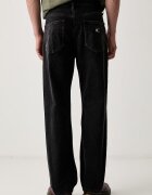 Tommy Jeans дънки straight мъжки черни DM0DM23464