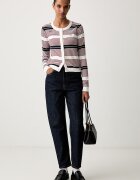 Tommy Jeans дънки tapered дамски тъмносини DW0DW23497