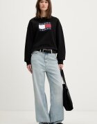 Tommy Jeans Дънки wide leg дамски сини DW0DW22659