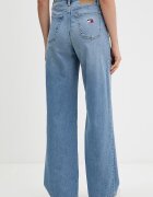 Tommy Jeans дънки wide leg дамски сини DW0DW23332