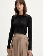 Tommy Jeans Детска жилетка дамска в черно от лека материя DW0DW22023