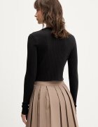 Tommy Jeans Детска жилетка дамска в черно от лека материя DW0DW22023
