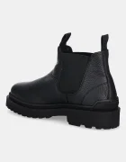 Tommy Jeans Кожени боти челси TJM CHELSEA LEATHER WL мъжки в черно EM0EM01670