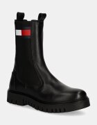 Tommy Jeans Кожени боти челси TJW LONG CHELSEA BOOT
