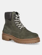 Tommy Jeans Кожени боти TJM LACE UP BOOT SUEDE