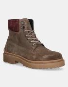 Tommy Jeans Кожени боти TJM LACE UP BOOT SUEDE