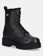 Tommy Jeans Кожени боти TJW URBAN LACEUP BOOT WL