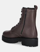 Tommy Jeans Кожени боти TJW URBAN LACEUP BOOT WL в кафяво с платформа с изолация EN0EN02906