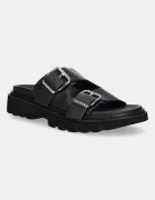 Tommy Jeans Кожени чехли DOUBLE STRAP SANDAL