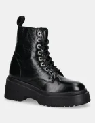 Tommy Jeans Кожени кубинки TJW CHUNKY SHINY LEATHER BOOT