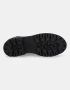 Tommy Jeans Кожени кубинки TJW URBAN LACE UP BOOT в кафяво с равна подметка EN0EN02907