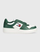Tommy Jeans Кожени маратонки TJM RETRO BASKET ESS