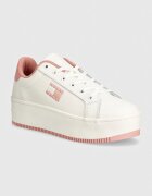 Tommy Jeans Кожени маратонки TJW FLATFORM ESS