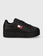 Tommy Jeans Кожени маратонки TJW FLATFORM ESS