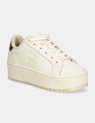Tommy Jeans Кожени маратонки TJW FLATFORM SNEAKER METALLIC