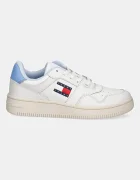 Tommy Jeans Кожени маратонки TJW RETRO BASKET ESS в бяло EN0EN02505