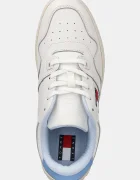 Tommy Jeans Кожени маратонки TJW RETRO BASKET ESS в бяло EN0EN02505