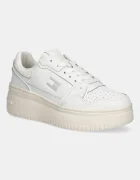 Tommy Jeans Кожени маратонки TJW RETRO BASKET FLATFORM