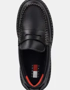 Tommy Jeans Кожени мокасини ARCHIVE 01 LOAFER LEATHER в черно с платформа EN0EN03005