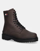 Tommy Jeans Кожени обувки TJM LACE UP TUMBLED HIGH