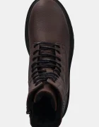 Tommy Jeans Кожени обувки TJM LACE UP TUMBLED HIGH мъжки в кафяво EM0EM01631