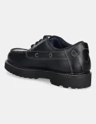 Tommy Jeans Кожени половинки обувки ARCHIVE 01 BOAT SHOE LEATHER мъжки в черно EM0EM01651
