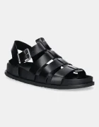 Tommy Jeans Кожени сандали TJW FISHERMAN PATENT SANDAL