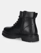Tommy Jeans Кожени зимни обувки TJM LACE UP BOOT мъжки в черно EM0EM01706