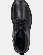 Tommy Jeans Кожени зимни обувки TJM LACE UP BOOT мъжки в черно EM0EM01706