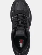 Tommy Jeans Маратонки TJM RUNNER LEATHER мъжки в черно EM0EM01621