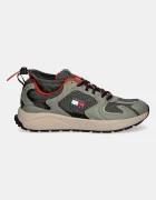 Tommy Jeans Маратонки TJM RUNNER MIX MATERIAL мъжки в зелено EM0EM01620